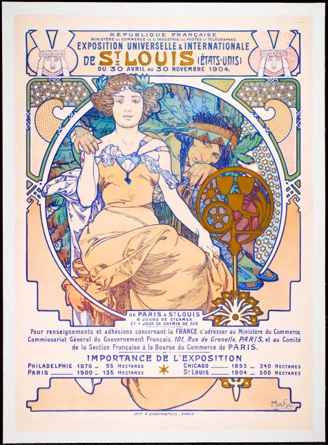Alphonse Mucha (1860 - 1939): St. Louis World's Fair 1904.